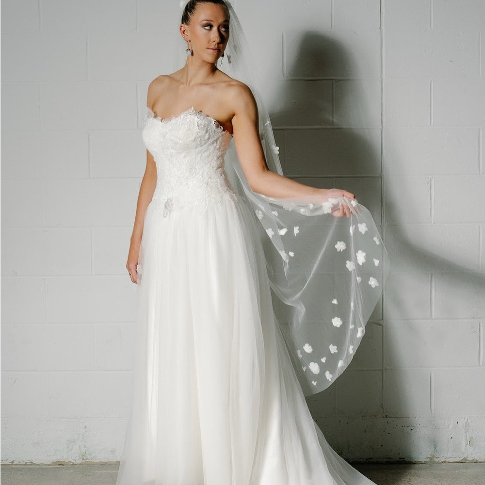 Custom designed wedding dress
